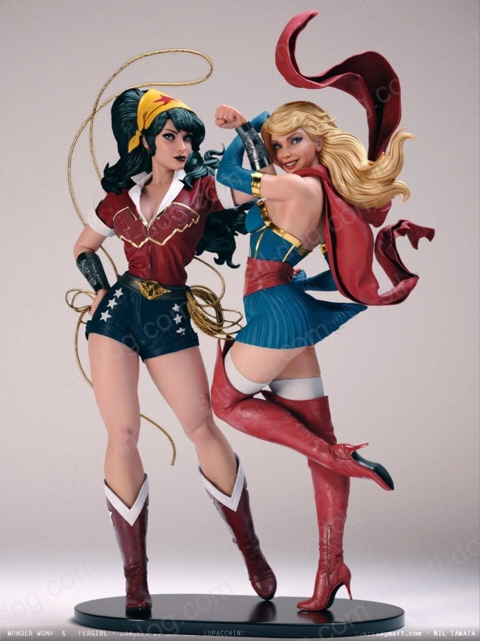 DC神奇女侠(Wonder Woman)与超人女孩(Super Girl) 3D打印图纸